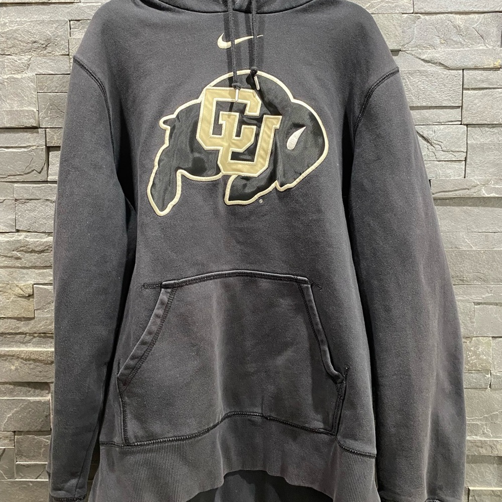 Nike CU Buffalos Black hoodie with Iconic Logo
